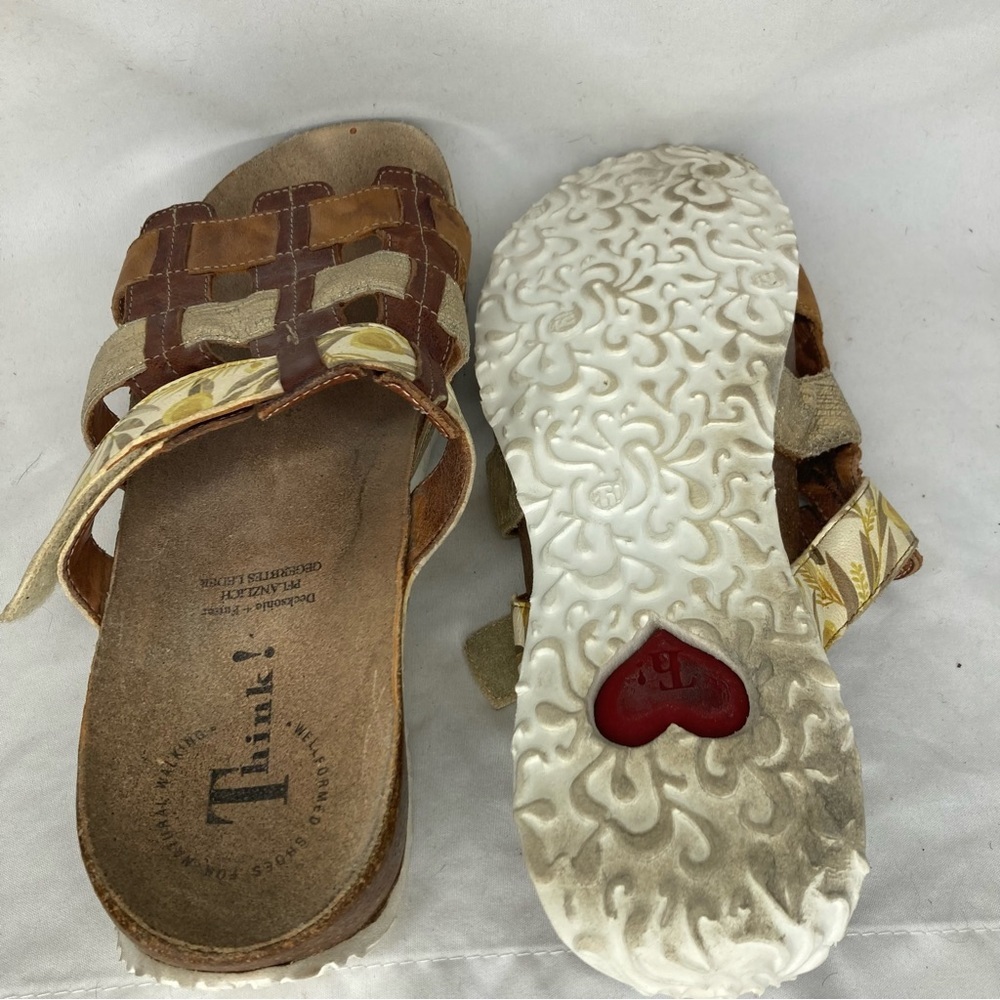 Think! Patchwork Sandals - Picture 3 of 4